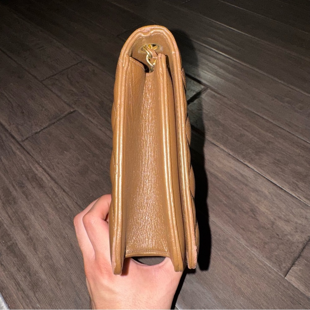 CC Tan Quilted Crossbody Bag - Picture 6 of 15